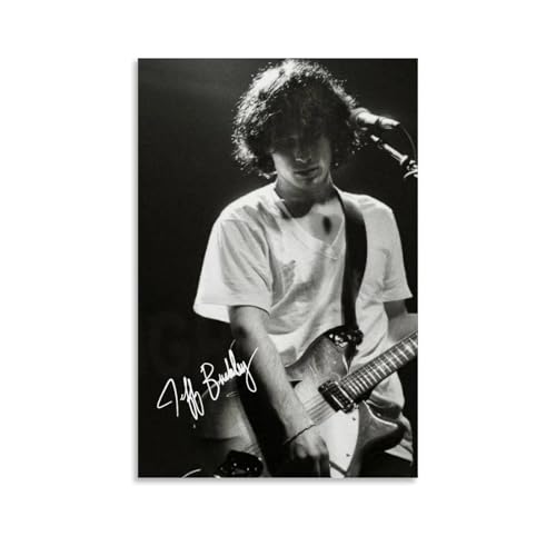 QPKNZNBAR Jeff Poster Buckley Music Vintage Live Für Zimmer, Ästhetische Leinwand-Wandkunst, Schlafzimmer-Dekor Posters 20x30inch(50x75cm) von QPKNZNBAR