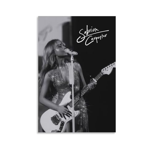 QPKNZNBAR Sabrina Carpenter Poster Music Singer Vintage Für Zimmer, Ästhetische Leinwand-Wandkunst, Schlafzimmer-Dekor Posters 20x30inch(50x75cm) von QPKNZNBAR