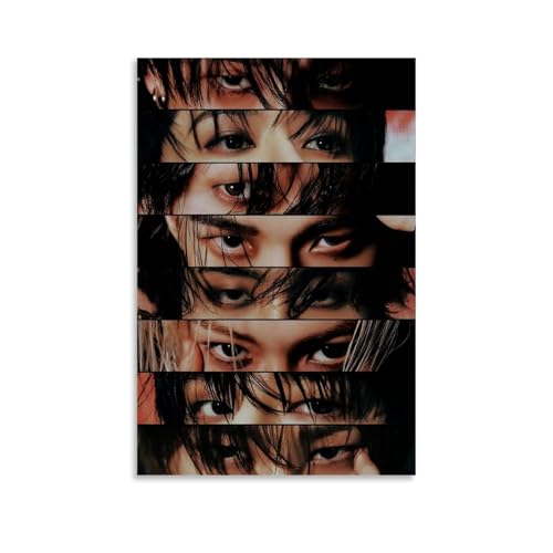 QPKNZNBAR Stray Poster Kids Music Collage Korean Band Vintage Für Zimmer, Ästhetische Leinwand-Wandkunst, Schlafzimmer-Dekor Posters 08x12inch(20x30cm) von QPKNZNBAR