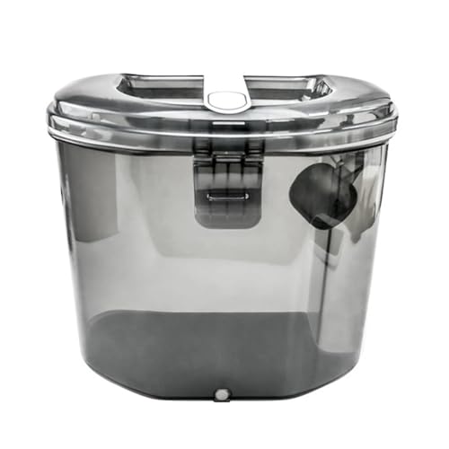 A98G-Parts Wassertank, Kompatibel For Xiaomi, Kompatibel For MJSTP, Roboter-Staubsauger-Wassertank, Frischwassertank, Schmutzwassertank, Transparent(Gray) von QPOBTMUTB