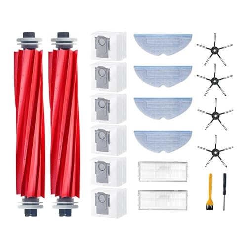 B06B-, Kompatibel Mit Roborock, S7 Maxv Ultra/S7 Pro Ultra/S7 Max Ultra Roboter-Staubsauger, Hauptseitenbürste, Hepa-Filter, Wischtuchteile B06B-, Kompatibel Mit Roborock, S7 Maxv Ultra/S7 Pro Ultra/S7 Max Ultra Roboter-Staubsauger, Hauptseitenbürste, Hepa-Filter, Wischtuchteile von QPOBTMUTB