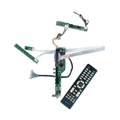 QPOGRMJR Controller Board Fit LM230WF8 LM230WF9 LM230WFA 1920 * 1080 DIY Kit 23 "LVDS 30-Pin Analog TV Signal LCD Monitor VGA + HDMI + AV + USB(for LM230WF9(SS)(E1)) von QPOGRMJR