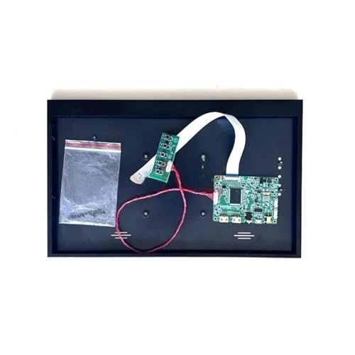 QPOGRMJR Fit B140XTN02 B140XTN03 B140XTN07 DIY Kit Tragbare Panel USB Micro 30-Pin EDP 14 "1366 * 768 HDMI-Mini Metall Fall + Controller Board(B140XTN02.E and Case) von QPOGRMJR