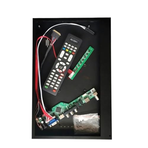 QPOGRMJR Fit B156HW01/B156HW02/B156HW03 Controller Board + Metall Fall 15.6 "40Pin LVDS Kit 1920 * 1080 Panel VGA + HDMI + AV + USB Analog TV Signal(B156HW01 V7 and Case) von QPOGRMJR