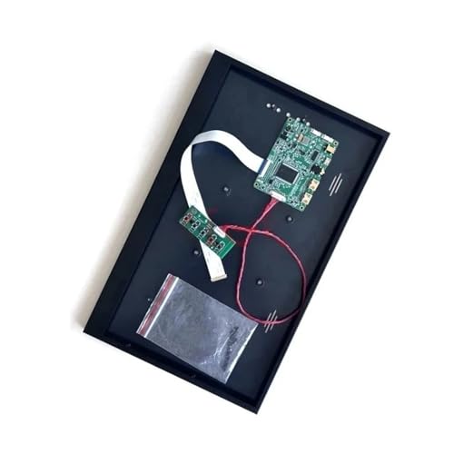 QPOGRMJR Fit LP156WHB LP156WHU Tragbare Matrix 15,6 "30-Pin EDP USB Micro Modifikation Kit Metall Fall + Controller Board 1366 * 768 HDMI-Mini(LP156WHU-TPA1 x Case) von QPOGRMJR