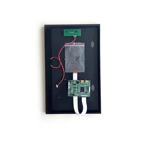 QPOGRMJR Fit NV133FHM M133NWF4 13,3 "Änderungssatz 30-poliger EDP HDMI-Mini-Metallgehäuse und Treiberplatine Monitor tragbar 1920 * 1080 USB Micro(NV133FHM-N41 x Case) von QPOGRMJR