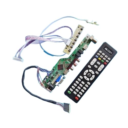 QPOGRMJR Kit for LP156WHB-TLA1/TLB1/TLC1/TLD1 1366 x 768 Laptop-Bildschirm 15,6 Zoll Analog-TV HDMI + VGA + AV + USB 40-Pin LVDS-Treiber-Controller-Platine(for LP156WHB(TL)(B1)) von QPOGRMJR
