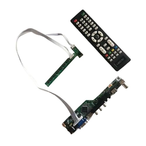 QPOGRMJR LCD-Controller-Treiberplatine for LM230WF1 LM215WF1 LM215WF2 2CCFL 1920 * 1080 Monitor Analog-TV-Kit AV + USB + IR + VGA + HDMI LVDS 30-polig(for LM215WF1(TL)(E1)) von QPOGRMJR