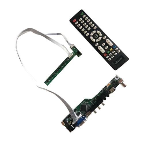 QPOGRMJR LCD-Controller-Treiberplatine for LTN156AT01-A01 B156XW01 V0 Kit LCD-Panel 1CCFL AV + USB + IR + VGA + HDMI 1366 * 768 LVDS 30-poliger Analog-TV(for LTN156AT01-S03) von QPOGRMJR
