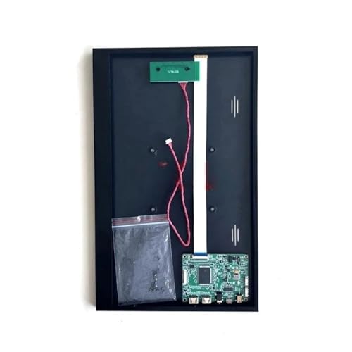 QPOGRMJR Passend for B156HTN03 Metallgehäuse + Treiber-Controller-Board 15,6-Zoll-Monitor Tragbares Modifikationskit HDMI-Mini 30Pin-EDP USB Micro 1920 * 1080(B156HTN03.0 and Case) von QPOGRMJR