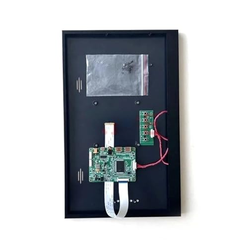 QPOGRMJR Passend for HB156FH1 NT156FHM 15,6 Zoll 30-poliger EDP 1920 x 1080 HDMI-Mini-USB-Mikromonitor, tragbarer Umbausatz, Metallgehäuse und Treiberplatine(HB156FH1-401 x Case) von QPOGRMJR