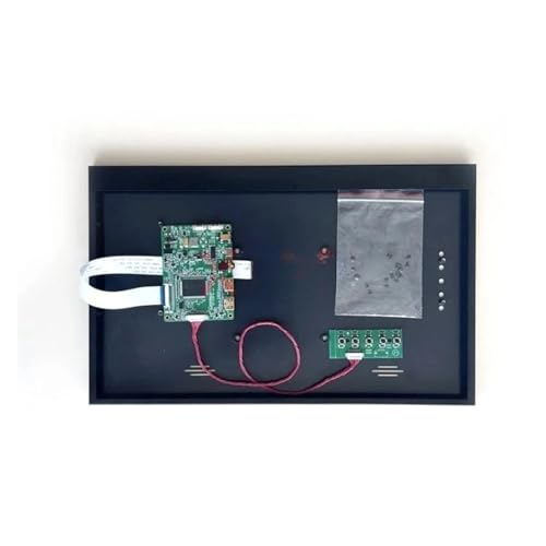 QPOGRMJR Passend for LP156WF6 LP156WF9, Modifikationskit, HDMI-Mini-Monitor, 15,6 Zoll, tragbar, 30-polig, EDP, USB Micro, 1920 x 1080, Metallgehäuse und Treiberplatine(LP156WF6-SPN1 x Case) von QPOGRMJR
