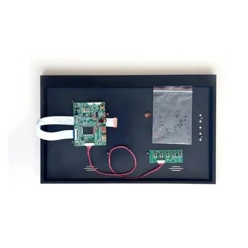 QPOGRMJR Passend for LP156WF6 LP156WF9, Modifikationskit, HDMI-Mini-Monitor, 15,6 Zoll, tragbar, 30-polig, EDP, USB Micro, 1920 x 1080, Metallgehäuse und Treiberplatine(LP156WF9-SPN1 x Case) von QPOGRMJR