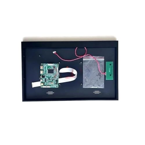 QPOGRMJR Passend for NV173FHM B173HTN01 HDMI-Mini 17,3 Zoll 1920 * 1080 Bildschirm Tragbares USB Micro 30-Pin EDP Metallgehäuse + Treiber-Controller-Board DIY Kit(B173HTN01.1 and Case) von QPOGRMJR