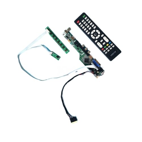 QPOGRMJR Treiber-Controller-Board for B140XW02 V1/V2 B140XW03 V0/V1 Kit DIY 1366x768 HDMI + VGA + AV + USB 40Pin LVDS 14 "Analog TV Laptop Panel(for B140XW03 V.0) von QPOGRMJR