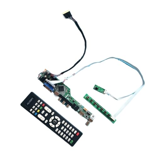 QPOGRMJR for B133XW03 V0/V1/V2 B133XW07 V1 Controller Driver Board Laptop Matrix TV Analog LVDS 40 Pin 13,3 "USB + AV + VGA + HDMI 1366x768 Kit(for B133XW03 V.1) von QPOGRMJR