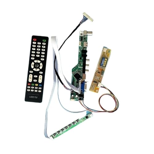 QPOGRMJR for LP154W01-A1/A3/A5 LP154W01-TL Treiber Controller Board Analog TV LCD Matrix IR + USB + AV + HDMI + VGA Kit 1280 * 800 LVDS 30-Pin 1CCFL(for LP154W01(TL)(H1)) von QPOGRMJR