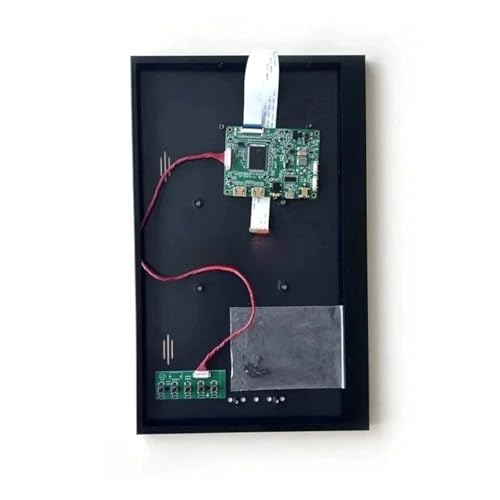 QPOGRMJR for LP156WF4 Controller Driver Board & Metallgehäuse 1920 * 1080 EDP 30 Pin Micro USB Mini-HDMI Tragbares Display DIY-Änderungskit 15,6"(LP156WF4-SPU1 x Case) von QPOGRMJR