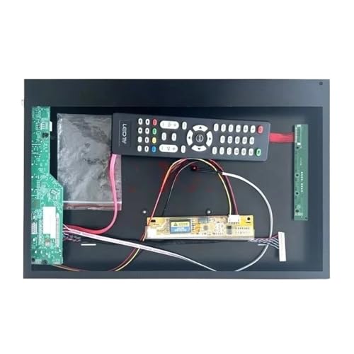 QPOGRMJR for LTN156AT01 N156B3 TV Analog Controller Board + Metall Fall LVDS 30 Pin 1366 * 768 1CCFL DIY Kit 15.6 "VGA HDMI-Kompatibel AV USB(LTN156AT01-H01 xCase) von QPOGRMJR