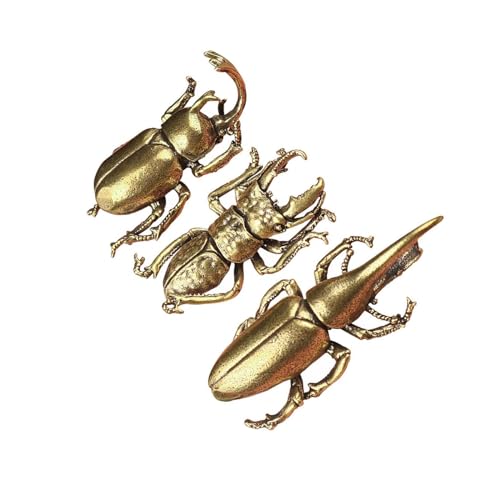 QPOIBSD 3 Teile/Set Messing Insekt Ornament Home Decor Exquisite Miniaturstatuen, langes Horn Käfer Schreibtisch Dekoration Handwerk Geschenk Messing Tee Insekten Home Wohnzimmer Ornamente QPOIBSD 3 Teile/Set Messing Insekt Ornament Home Decor Exquisite Miniaturstatuen, langes Horn Käfer Schreibtisch Dekoration Handwerk Geschenk Messing Tee Insekten Home Wohnzimmer Ornamente von QPOIBSD