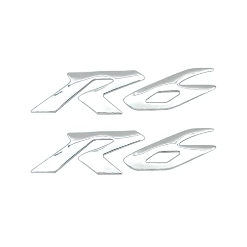 QPQXZCV Motorrad Kraftstofftank Abzeichen Emblem Weiche Aufkleber Körper Schwanz Seiten Dekorative Aufkleber Für Yamaha YZF R6 YZFR6 YZF600(clor5) von QPQXZCV