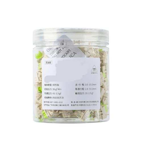 QPSJXN 100pcs Reaper Linear Switch 5-Pin 45gF Linear Switch mit Stamm-MX-Style-Schlüsselkaps QPSJXN 100pcs Reaper Linear Switch 5-Pin 45gF Linear Switch mit Stamm-MX-Style-Schlüsselkaps von QPSJXN