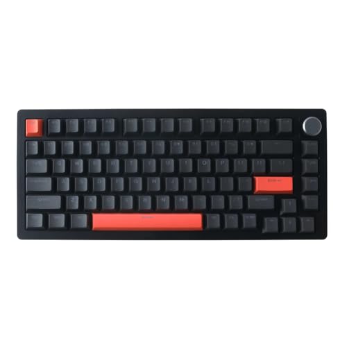 QPSJXN A75 TKL Mechanische Tastatur mit schnellem Trigger -Hyper -Schnell -Magnetschalter und RGB -Leuchten kompakt 82 Die meisten Systeme(OEM-PBT-B-Orange) von QPSJXN