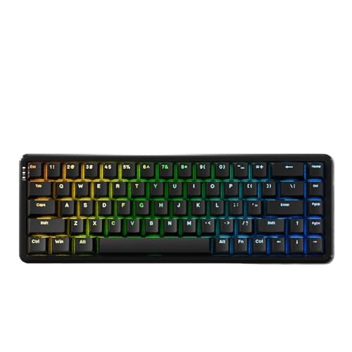 QPSJXN AK680 Magnetwellentastatur mit 1 ms Latenz -Kompakt -Design ideal für Spiele(HEI se RGB) von QPSJXN