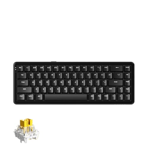 QPSJXN AK680 Magnetwellentastatur mit 1 ms Latenz -Kompakt -Design ideal für Spiele(HEI se wuguang) von QPSJXN