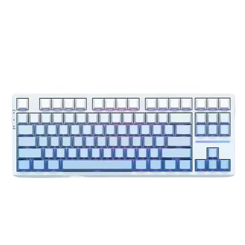 QPSJXN Customized RGB Mechanical -Tastatur mit Hot Plug -Funktion und dritter Scheinuntersuchungsstruktur V87pro(Xiahe Axis) von QPSJXN