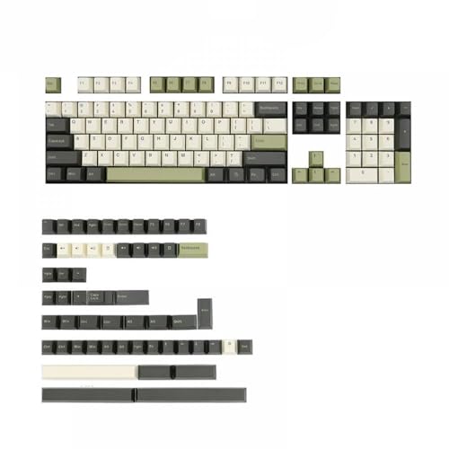 QPSJXN Dual -Farb -Injektionsformung 164 Keycap -Set für FL PBT FSA(Olive Green) von QPSJXN