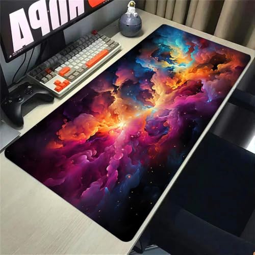 QPSJXN Large XXL Maus -Pad Sonnenuntergangslandschaft Design 40x90 cm Naturkautschukmatte für Schreibtisch und Geschenk(CS06034) von QPSJXN