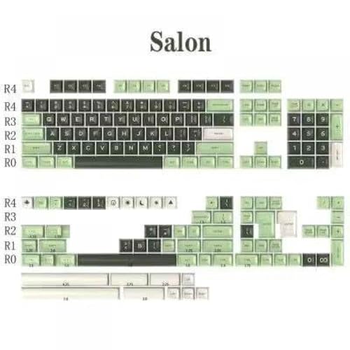QPSJXN MT3 Jukebox Thema 173 PBT SA Profile Keycap Set für benutzerdefinierte mechanische -Tastaturen mit MX Switch -Kompatibilität(G) von QPSJXN