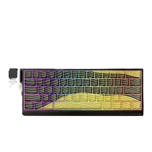 QPSJXN Magnetischer Hot Swap Mechanischer Spieltastatur mit 8K -Wahlrate für die Anpassung, die mit dem FGG -Modell kompatibel ist(MAD60HE Limited B) von QPSJXN