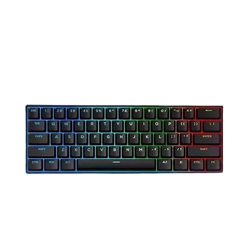 QPSJXN Mchose Ace 60 Pro 68 Magnetic Switch Hot Swappable RGB Mechanische Tastatur anpassbare -Tastatur für PC -Spielerzubehör(Pro Black TTC Uranus) von QPSJXN