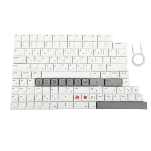 QPSJXN PBT -Keycaps XDA Profil 127Keys English Koreanisch Russische Farbstoff Sublimation Mechanische Tastaturen MX 104 87 61(127-Korean) von QPSJXN