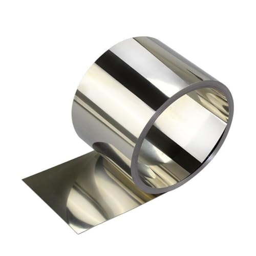 1 Stück 301 Edelstahlstreifenrolle – 5 m hochelastisches Folienblatt for Handwerks- und Präzisionsanwendungen(0.5mm x 10mm x 5 M) von QPTGWPBZY