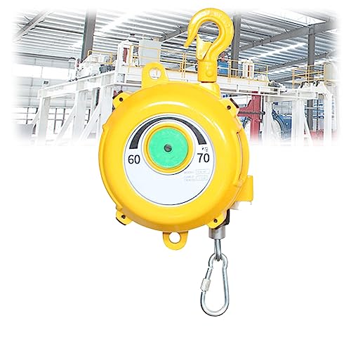 1 Stück einziehbarer Federzug – Werkzeugzug mit Haken und Drahtseil for verbesserte Arbeitseffizienz/reduzierte Ermüdung(60-70kg) von QPTGWPBZY