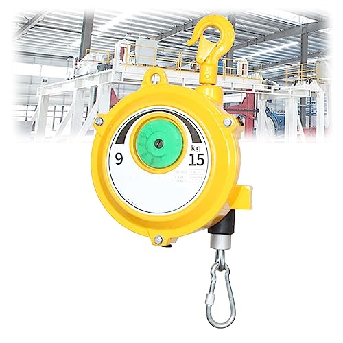 1 Stück einziehbarer Federzug – Werkzeugzug mit Haken und Drahtseil for verbesserte Arbeitseffizienz/reduzierte Ermüdung(9-15kg) von QPTGWPBZY