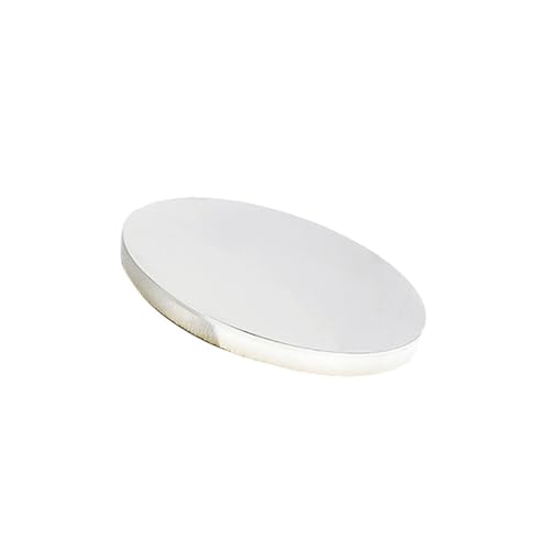 1 Stück langlebige runde Platte aus Edelstahl 201 – 4 mm dickes rundes Blech for Heimwerkerprojekte und Heimdekoration(Dia 50mm) von QPTGWPBZY