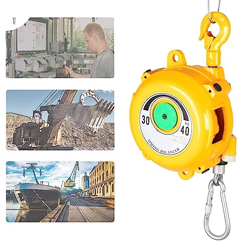 Einziehbarer Federzug – Werkzeugzug mit Haken/Drahtseil for Werkstatt-/Automobilausrüstung, 1 Stück(30-40kg) von QPTGWPBZY