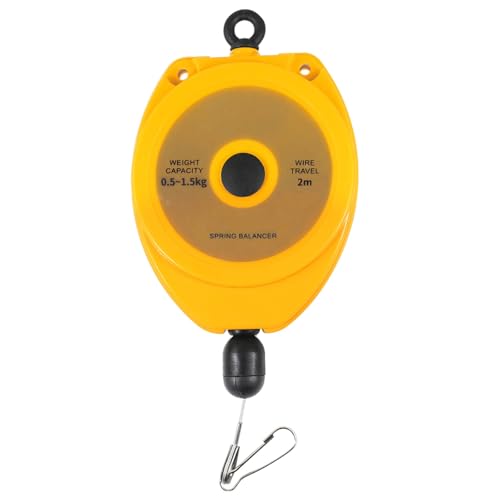 Einziehbarer Werkzeughalter mit Federzug – 2 m Drahtseil-Aufhängevorrichtung for Fließband- und Werkstattgebrauch, 1 Stück(0.5-1.5kg) von QPTGWPBZY