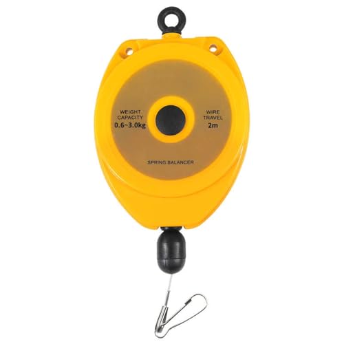 Einziehbarer Werkzeughalter mit Federzug – 2 m Drahtseil-Aufhängevorrichtung for Fließband- und Werkstattgebrauch, 1 Stück(0.6-3.0kg) von QPTGWPBZY