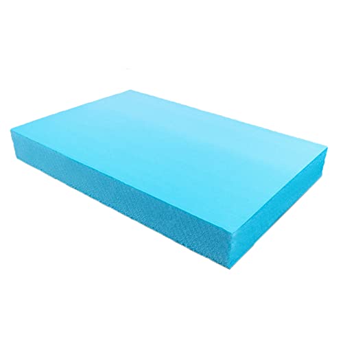 Hochdichte Polystyrolschaumblöcke for Basteln und Modellieren – 50 cm x 60 cm, for Kunstprojekte und Dioramen(Blue,T 4mm 1pc) von QPTGWPBZY