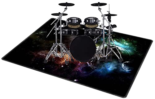 QQDD Drum-Teppich Schlagzeug Teppich Schallschutz Teppich rutschfeste Teppiche Trommel Schalldicht Drum Matte Schallschutzmatte (80CM - 180CM) von QQDD