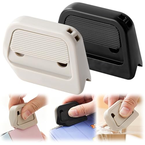 Mini Ceramic Paper Cutter Pocket Sized Safety Cutter with Auto-Retractable Blade Stays Sharp Longer Compact Ceramic Cutters for Paper Boxes and Crafts (2in1) von QQLADY