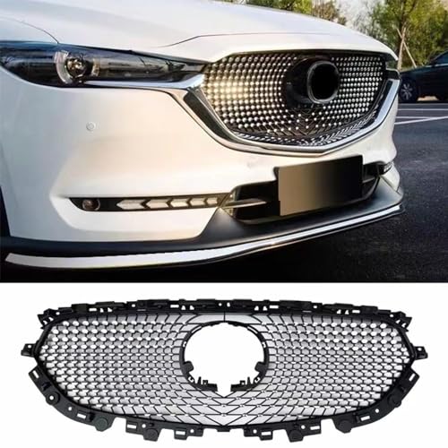 QQLADY Auto Frontgrill für Mazda CX-5 CX5 2017 2018 2019 2020, Kühlergrill, Frontstoßstangen-Kühlergrill Mittlere Netzgitter, Auto-Kühlergrill Mesh Honeycomb, Auto Ersatzteile,C QQLADY Auto Frontgrill für Mazda CX-5 CX5 2017 2018 2019 2020, Kühlergrill, Frontstoßstangen-Kühlergrill Mittlere Netzgitter, Auto-Kühlergrill Mesh Honeycomb, Auto Ersatzteile,C von QQLADY