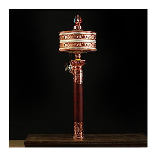 QQNQQ Buddhistisches Handgebet, buddhistisches Gebetsrad, mit Handkurbel, tibetisches von QQNQQ