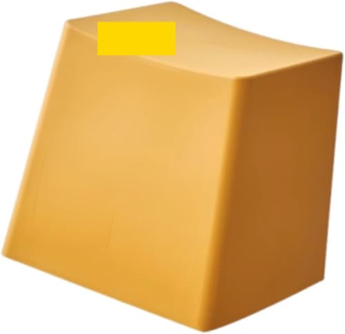 QQNQQ Fußhocker, Badezimmerhocker, Schuhwechselhocker, rutschfeste Fußstütze, Fußhocker for Badezimmer unter dem Schreibtisch, Apartment, Nachttisch, Zuhause(Yellow) von QQNQQ
