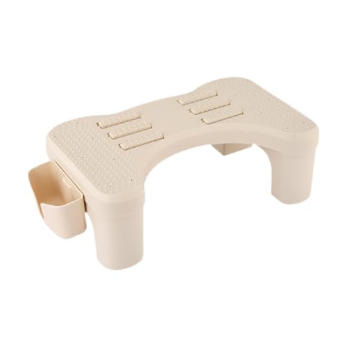 QQNQQ Fußhocker, Toilettenhocker, Badezimmer-Fußhocker, Stabiler Hocker, Fußstütze for Zuhause, drinnen und draußen, Büro unter dem Schreibtisch, Keine Einstellung von QQNQQ